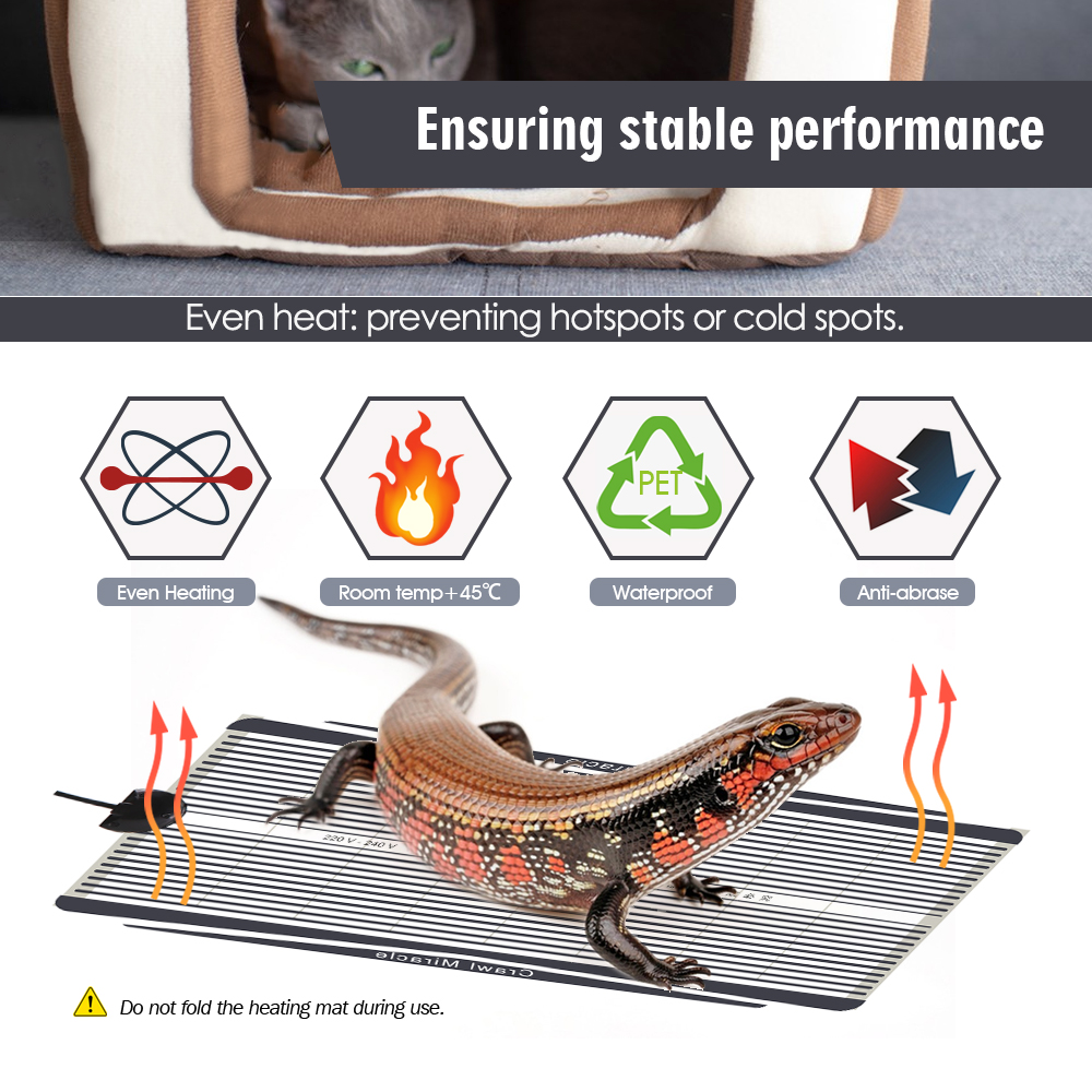 5W 15W 25W 35W Graphene Reptil - Seedling Heat Mat recension och pris
